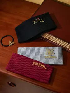 HARRY POTTER 3pcs/Set Multicolor Elastic Hair Ties, Suitable For Daily Wear
