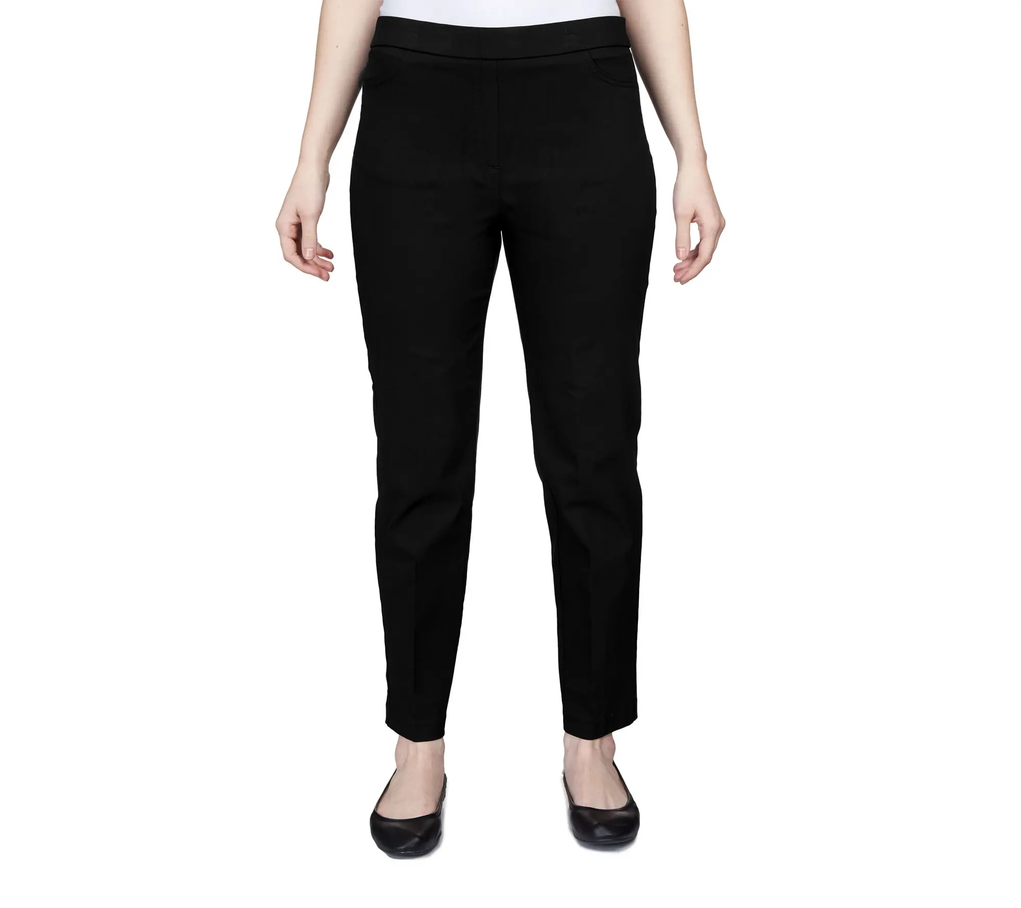 Alfred Dunner Petite Stretch Tummy Control Average Pants