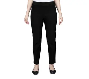 Alfred Dunner Petite Stretch Tummy Control Average Pants