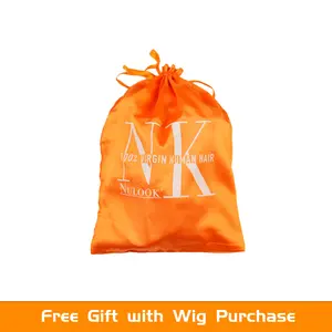 NULOOK HAIR Multi-Wig Storage Organizer Bag – Large Capacity Breathable Satin Drawstring Pouch for Hair Extensions & Lace Front Wigs(Do Not Order Separately)