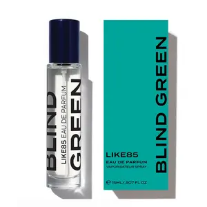 LIKE85 BLIND GREEN – Fresh Green Woody Fragrance – Juniper, Cypress & Fig Eau de Parfum 15ml