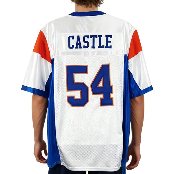 Men's Football jersey #54 Moran Thad Castle Sewing embroidery V