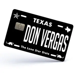 Don Vergas Credit Card Skin Cover Vinyl Stickers (4 Pack) -Texas Sticker Don Vergas