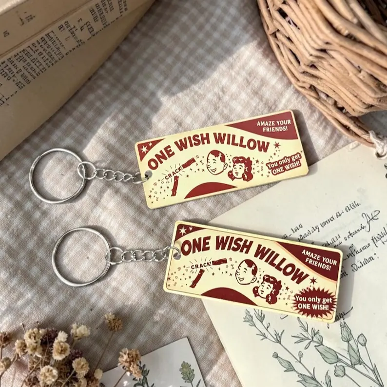 Obsession Movie One Wish Willow Acrylic Keychain Horror Movie Gift - Car Keychain House Keychain Horror Gift Obsession Movie 2026