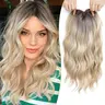 PANEWAY 16 Inch Wavy Hair Topper for Women – 6.5"x6.5" Large Base, Synthetic Wavy Topper, Clip-In Hairpiece for Thinning Hair, Ladies Wiglet, Natural Volume & Coverage