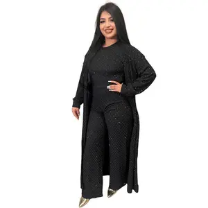 Heavenly Comfort Collection - Set 3 Pieces Tank Top, Pants and Cardigan