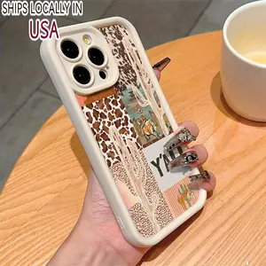 White Western Cowboy Pattern TPU Case for iPhone 16 15 14 Pro Max 13 12 11 XR XS Plus Shockproof Full Camera Protection Durable slim Silicone Cover
