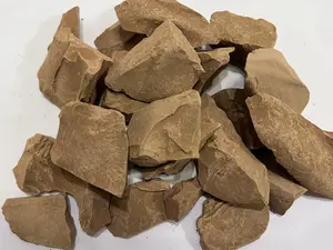 Natural Brown Kaolin Clay, Cosmetic & Edible Grade, Slightly Sticky Raw Clay Chunks, 7 oz (200g)