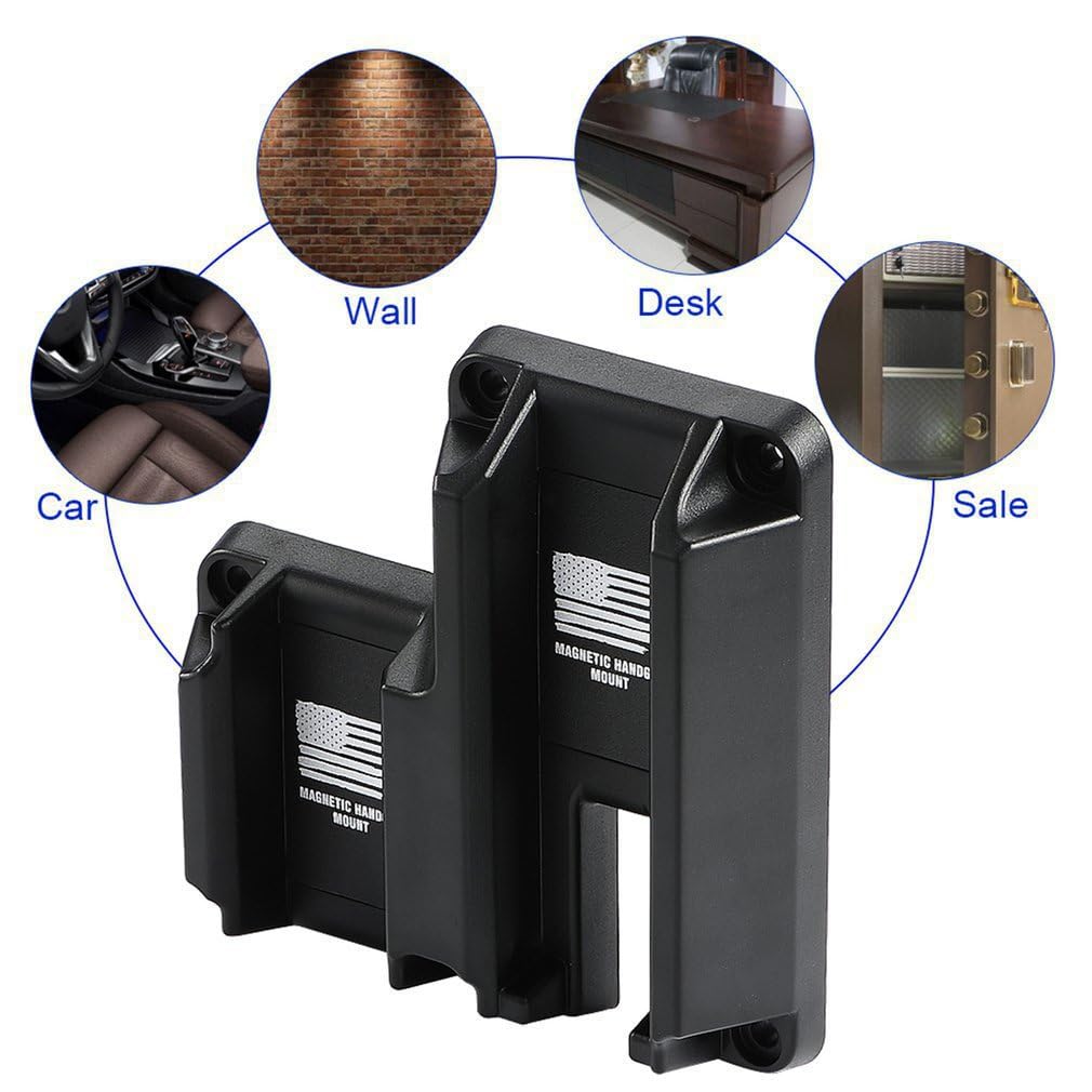 Gun Magnet Bracket Quick Draw GunMagnetic Pistol Holster Hidden Car Applicable to multiple scenarios Adjustable