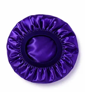 1pc Satin Sleeping & Beauty Bonnet - Soft Silk Night Hat - Small/Mini Size - Gentle for Natural & Delicate Hair