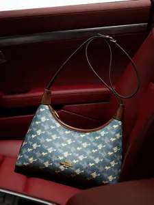 Women's Crossbody Bag, Vintage Print Design, Large Capacity Casual Shoulder Bag, Trendy Accessory for Daily Use & Travel