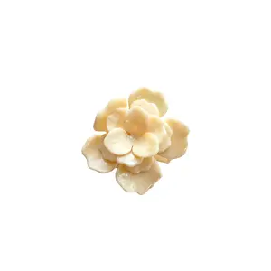 Solar Eclipse Handmade Origami Gardenia Flower Claw Hair Clip