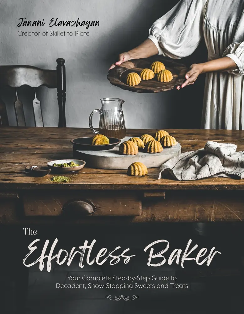 USED Book - The Effortless Baker: Your Complete Step-By-Step Guide to Decadent, Showstopping Sweets and Treats by Elavazhagan, Janani (Paperback) - english