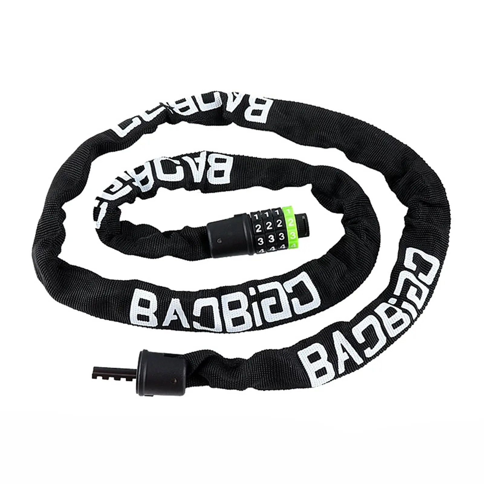 4 Digit Combination Bike Lock, Heavy Duty Anti Cut Steel Cable with Cover, Waterproof Rustproof Security for Bicycle Scooter Motorcycle, Easy Reset Password, Flexible Strong Outdoor Use, Adjustable Bike Lock for Mountain Bicycles