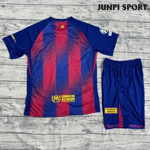 25 26 Raphinha #11 Home Short Sleeve Soccer Jersey -  Fans Version Red Blue Football Jersey