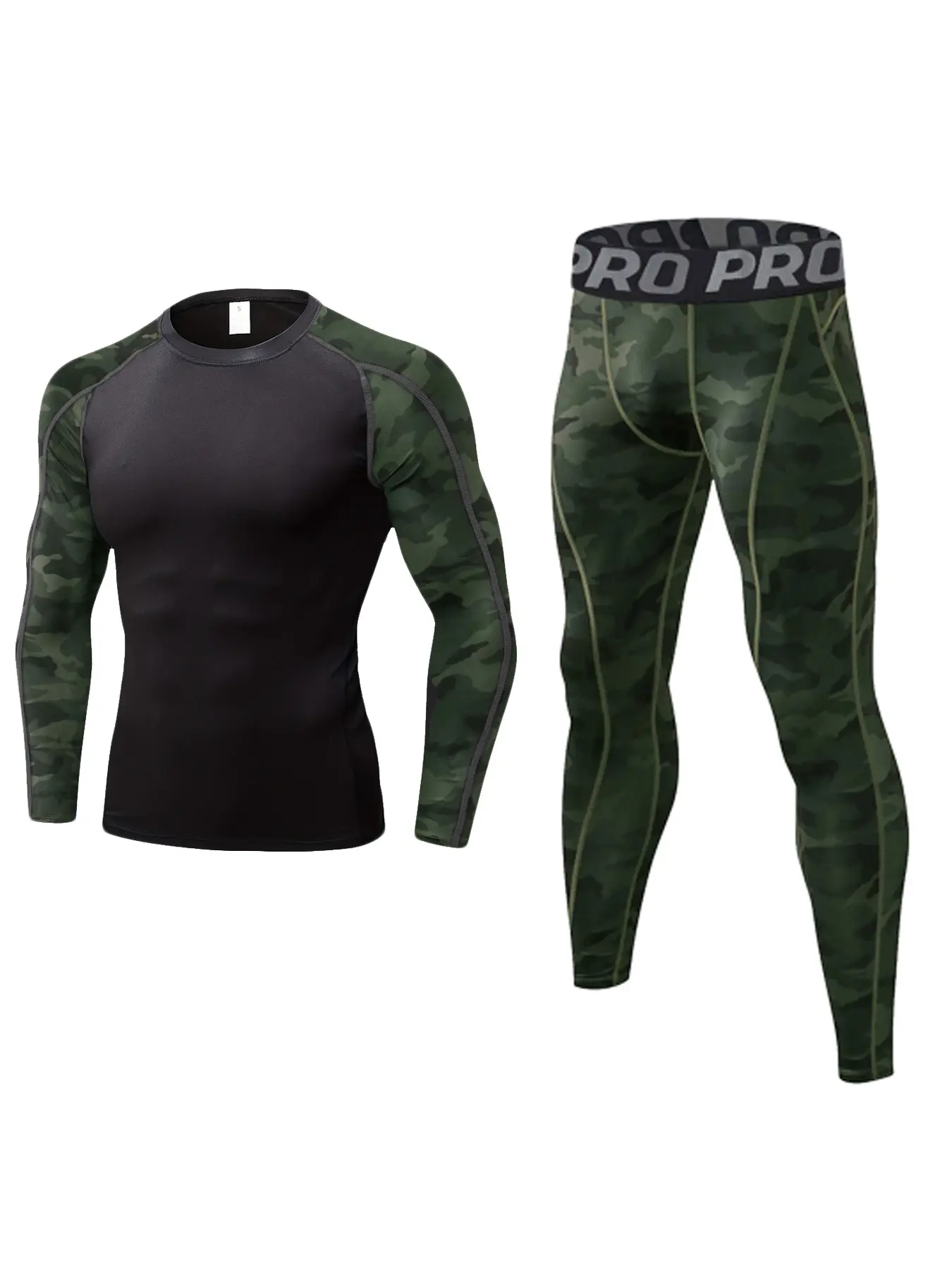 Green + camouflage green