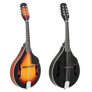 A Style Acoustic Mandolin, Steel String Mandolin with Rosewood Fingerboard, Sunset Finish String Instrument for Music Lovers