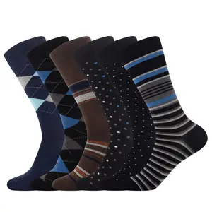 6 Pairs Men’s Trades Work Socks – Modal Cotton Dress Socks, Anti-Odor & Soft for Daily Business Wear Menswear Bestie