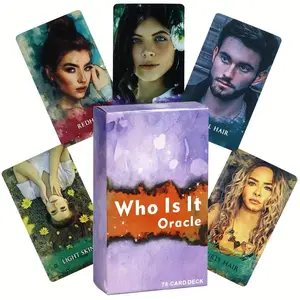 Who Is It Oracle Card Game, 1 Box Card Game, Casual Party Desktop Game, Fun Card Game for Family & Friends, Party Game