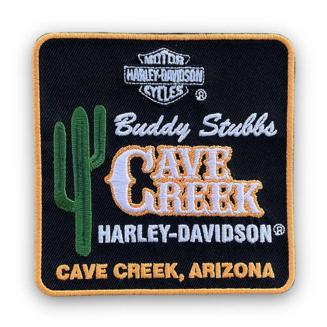 Buddy Stubbs Cave Creek Harley-Davidson Logo Patch