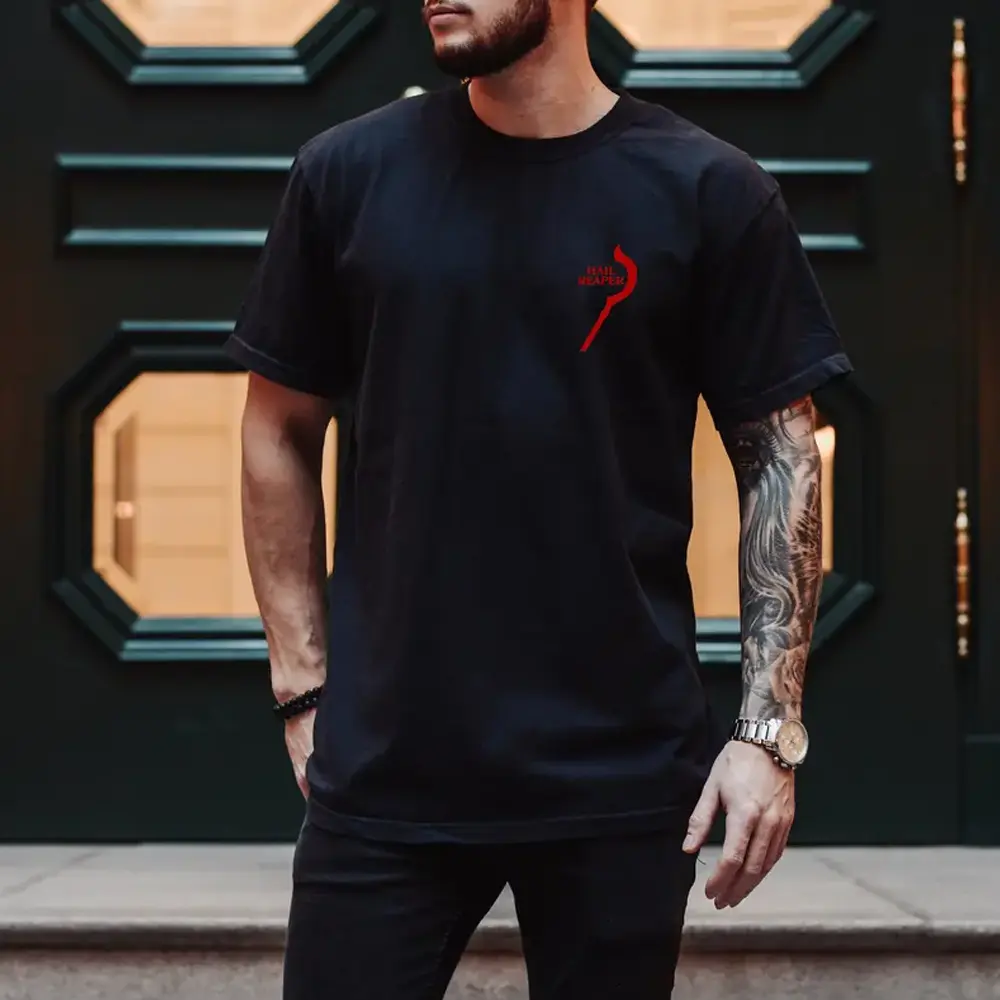 Hail Reaper Shirt, Howler Shirt, Red Rising Shirt, Omnis Vir Lupus, Red Rising Merch, Hail Libertas Gift For Men Women, Crew Neck T-shirt, Trending T-shirt