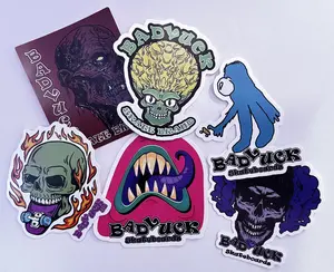 Bad Luck Skate Brand Collectable Vinyl Skateboard Stickers