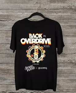 [SALE OFF 25%] Bachman Turner Overdrive Tour 2025 Collection Black All Size T-Shirt