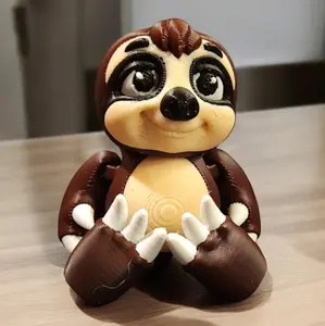 3d Printed Mini Sloth Decor