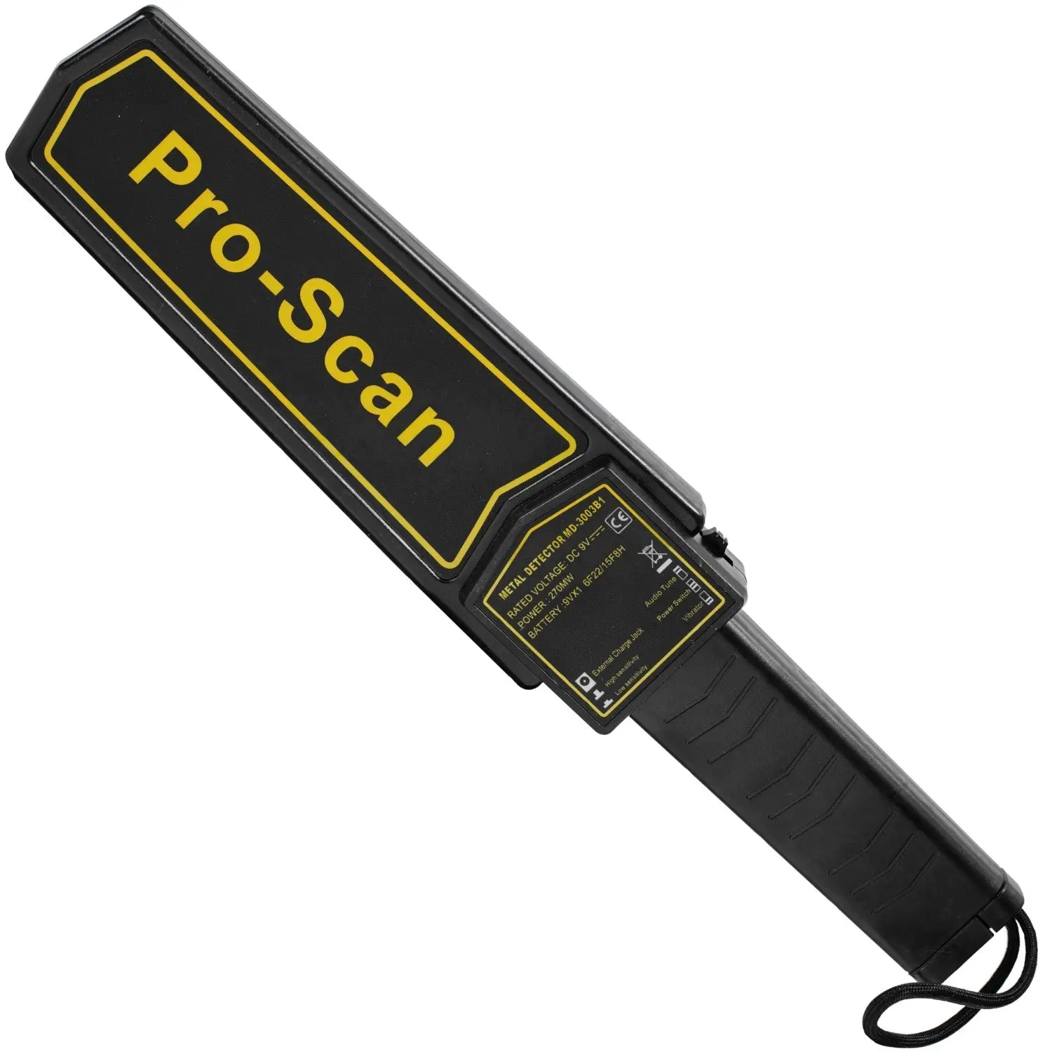 Pro Scan Handheld Metal Detector with Holster, Security Tool for Personal & Commercial Use