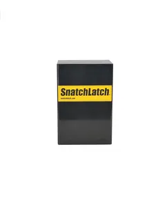 SnatchLatch Trailer Security Device Heavy Duty Powder Coated Steel Lock for Cam Bar Style Trailers 6x4x9 Inches Quick Easy Installation Anti Theft Travel Accessory