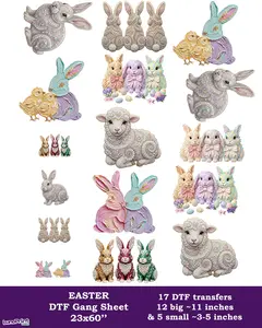 Easter DTF Gang Sheet Easter DTF Gang Sheet