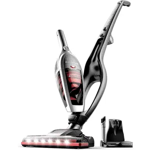 SlimVac Cordless Vacuum Cleaner for Home - 2200mAh , High Suction Power, Lightweight 2-in-1 Handheld with Bagless Filter, 6 LED Headlights and Auto Recharge Station - Vincent