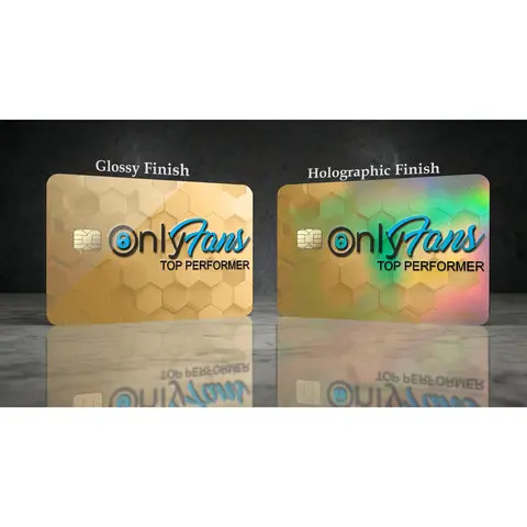 Only Fans TOP PERFORMER Card Sticker Cover