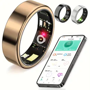 Smart Ring - Activity and Fitness Tracker, supporting step counting, calorie monitoring, sleep monitoring, and exercise tracking. Compatible with iPhone and Android systems. IP68 waterproof. Smart ring for fitness, fitness ring for health tracking - Mothe