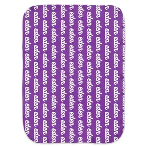 PERSONALIZED LIGHTWEIGHT SWADDLE BLANKET - RETRO CURSIVE
