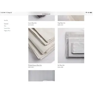 Matteo Vintage Linen Flat Sheet