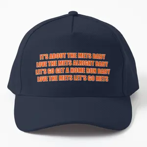 It's About the Mets Baby Twill Cap Hat Iconic Baseball Team Design, Perfect for New York Mets Fans, High-Quality Embroidery