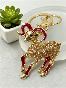 1PC Cartoon Sheep Key Ring Keychain Bag Key Pendant Accessories for Animal Lover