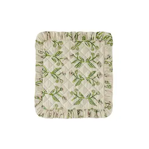 Antonia Pink & Green Placemat Set