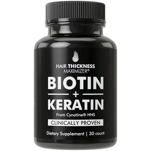 Biotin 10,000mcg + Clinically Proven Keratin for Hair Growth
