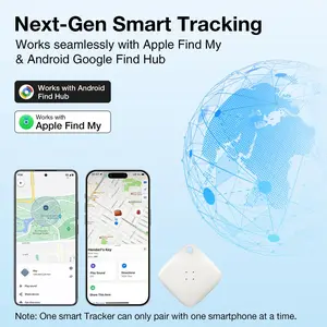 OTIC Tracker Tags-1 Pack, Bluetooth Tracker Works with Apple Find My APP & Android Find Hub APP, Keys Finder and Item Locator for Luggage, Backpack, Suitcases, Replaceable Battery, IP67 Waterproof Tracking Tag