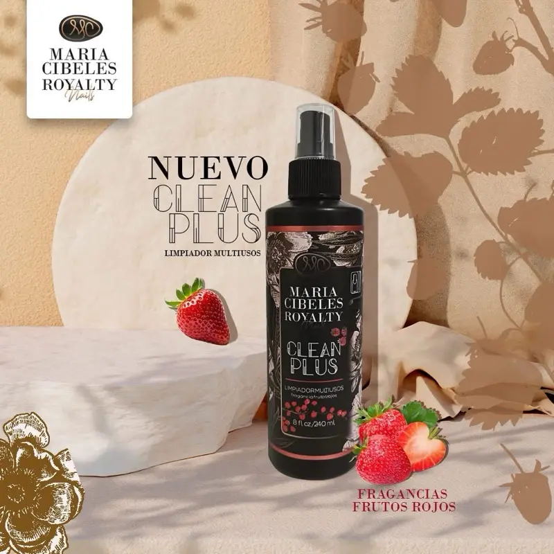 CLEAN PLUS MC NAILS ROYALTY 8oz FRAGANCIA FRUTOS ROJOS
