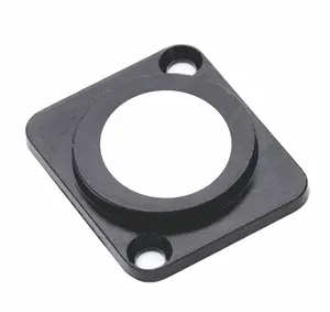 AMERICAN RECORDER Metal D-Type Chassis Panel Mount with Round 0.58 inch Opening