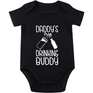 Drinking Buddies Bodysuit Buddy Daddies Newborn Daddys Drinking Buddy Romper Boy Infant