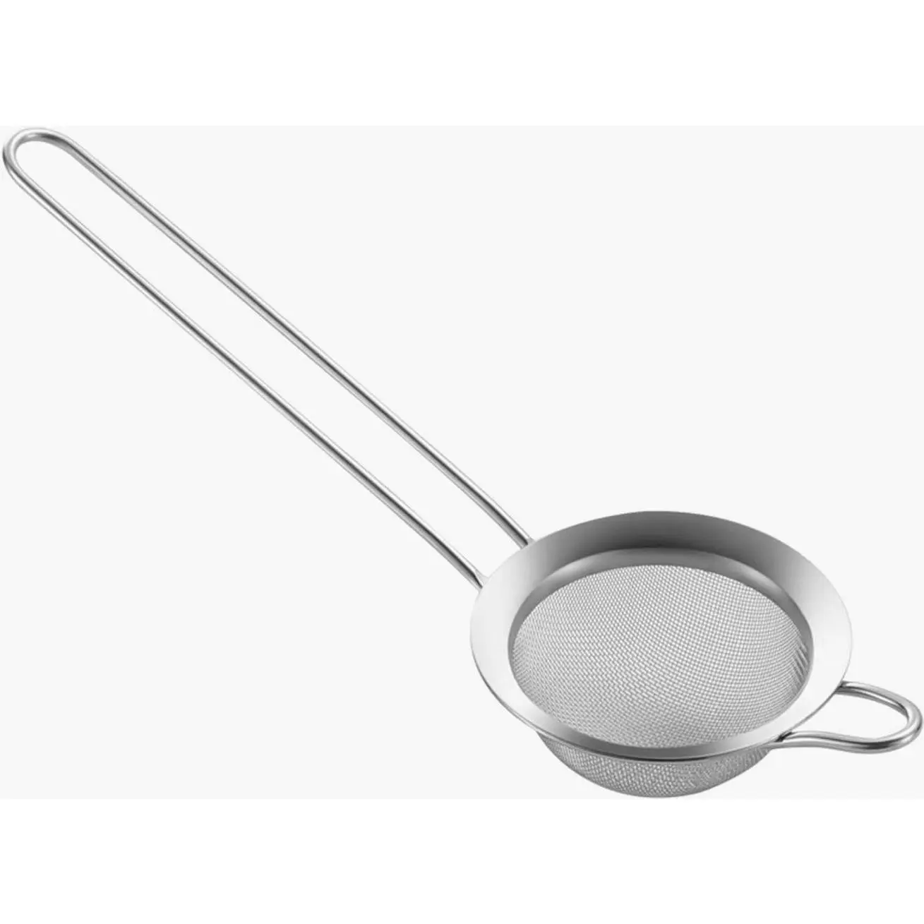 304 Stainless Steel 3.15 inch Fine Mesh Strainers for Kitchen, Colander-Skimmer with Handle, Sieve Sifters for Food, Tea, Rice, Oil, Noodles, Fruits, Vegetable 3inch