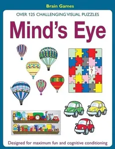 USED-Mind's Eye: Over 125 Challenging Visual Puzzles by David Popey (Paperback)