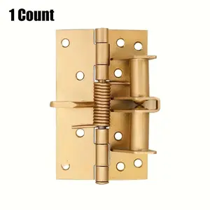 Automatic Door Spring Hinge, Adjustable Door Hinge, 90 Degree Straight Door Hinge, Door Hardware for Home, Office, Hotel, Apartment