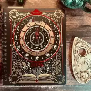 Roman Style Wait Till Night 2026 Annual Planner Notebook, Thick Cover 3mm, Thicker Pages, Illustrated Pages, Monthly Theme Illustrations, Themed Illustrations, Colorful Stickers