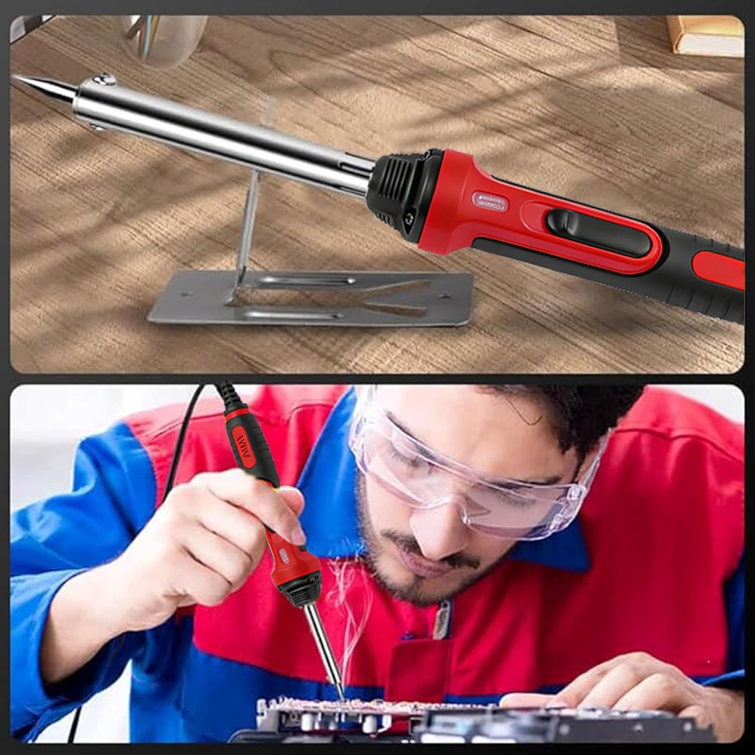 220W Plastic Welder, 1200PCS Staples 40PCS Rods Plastic Welding Kit, 5 in 1 Welding Tips Tape Sandpaper Wire Mesh Stand Metal Brush Screwdriver Plastic Welder Kit Bumper Repair Kit 220W Plastic Welder, 1200PCS Staples 40PCS Rods Plastic Welding Kit, 5 in 1 Welding Tips Tape Sandpaper Wire Mesh Stand Metal Brush Screwdriver Plastic Welder Kit Bumper Repair Kit