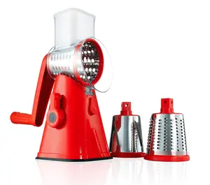 Rotary Grater with 3- Interchangeable Blades